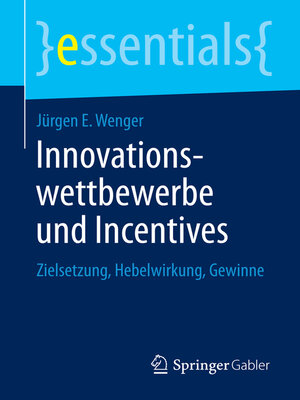 cover image of Innovationswettbewerbe und Incentives